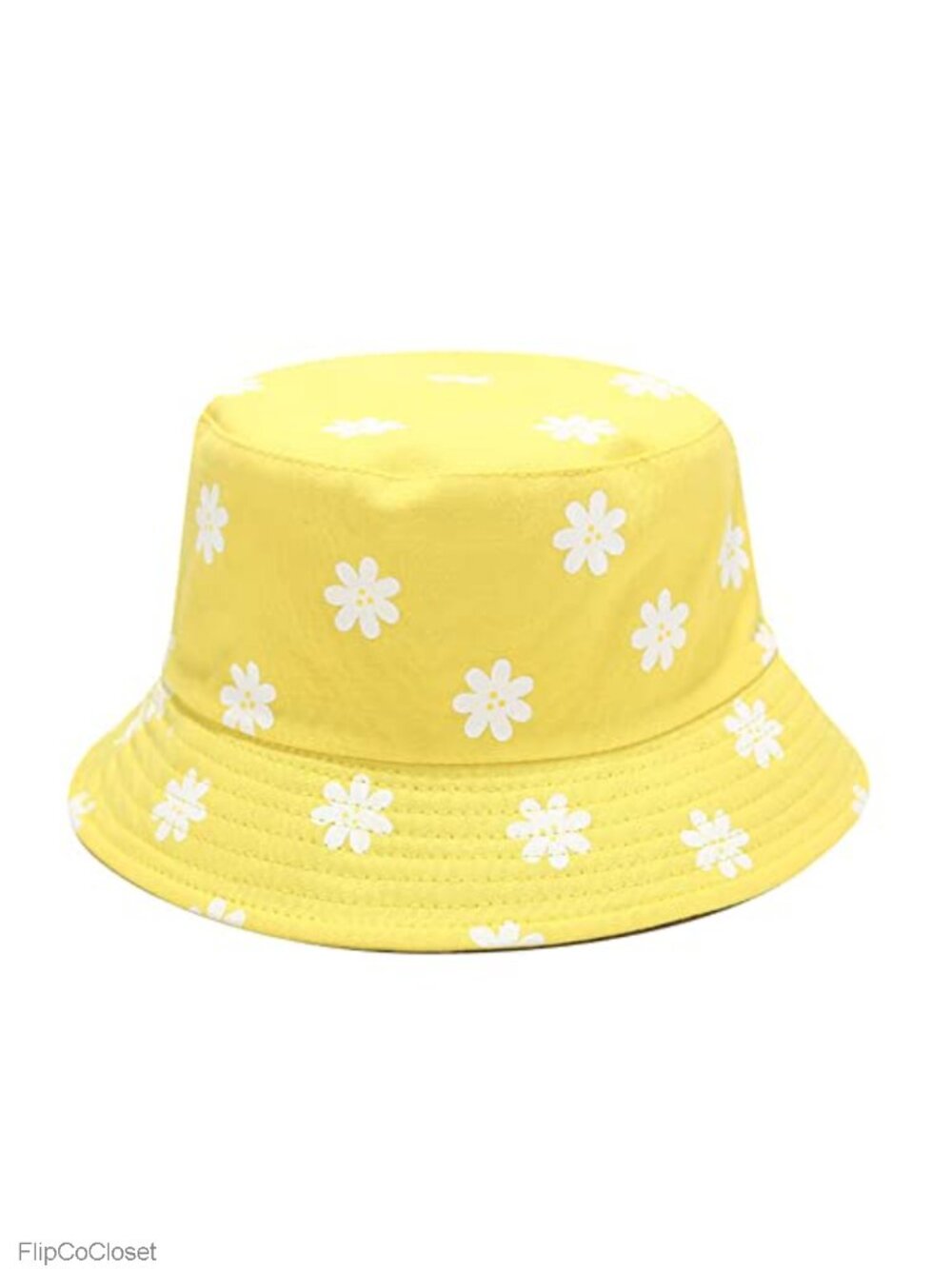 Unisex Reversible Bucket Hat Double-Side-Wear Sun & Rain Protection